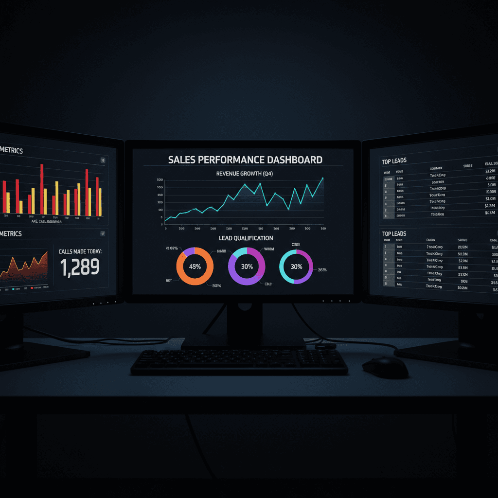 Detailed sales analytics and conversion tracking interface